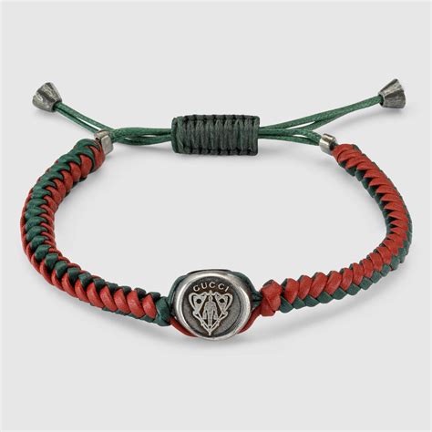 gucci bracelet mens cheap|gucci leather bracelet for men.